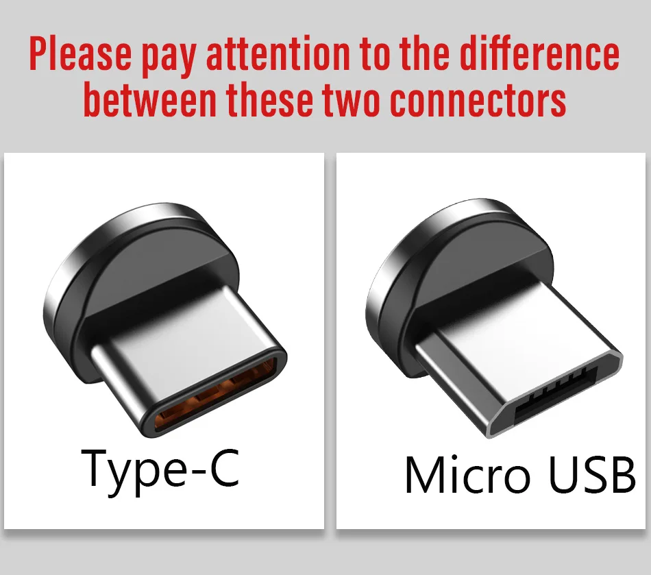NOHON L-Shape Magnetic Charge Cable Lighting For iPhone X 7 8 Plus XS MAX XR Micro USB Type C LED Magnet Fast Charger Cable 12M (2)