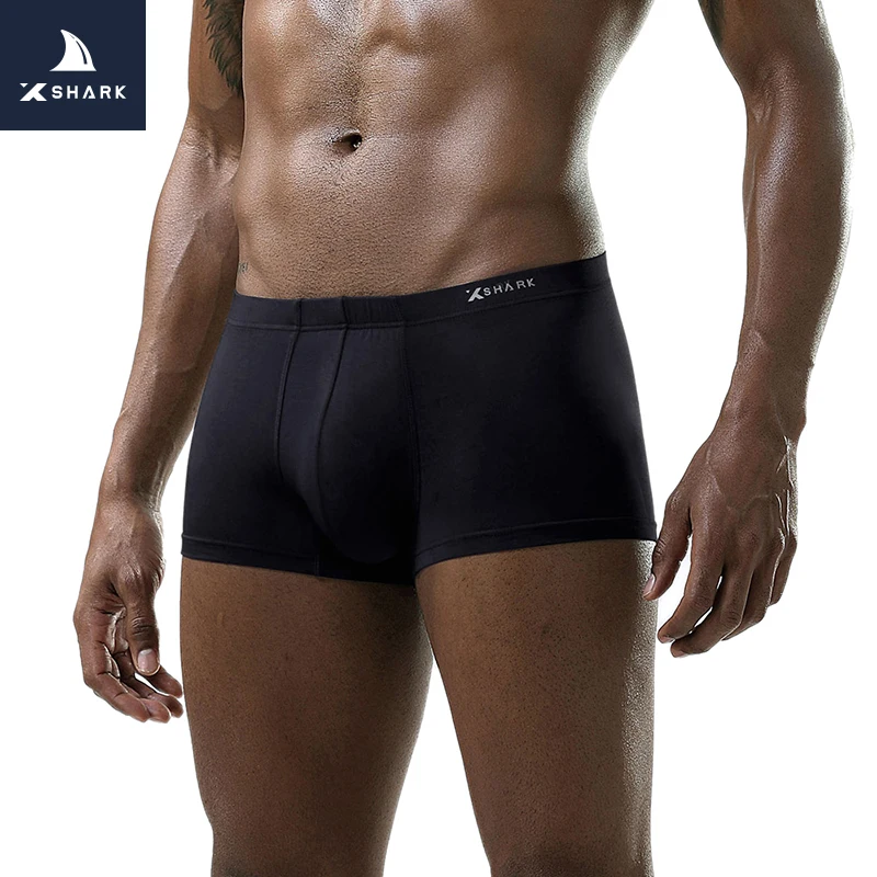 XSHARK Для мужчин боксерские Модальные нижнее белье Sexy Man комфортные трусики из