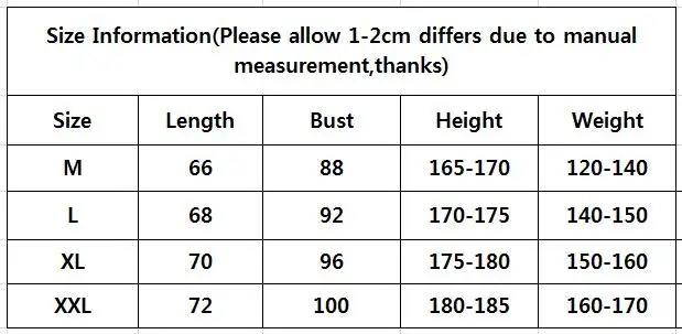 Alphalete Size Chart