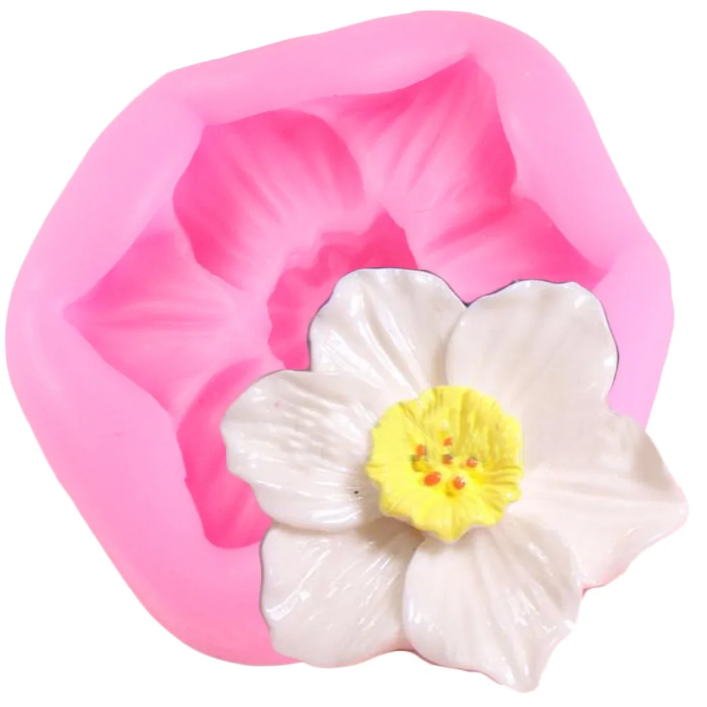 Plumeria Flower Silicone Cake Mold Cupcake Fondant Mold Cake Decorating Tools Chocolate Gumpaste Mould Resin Clay Candy Molds