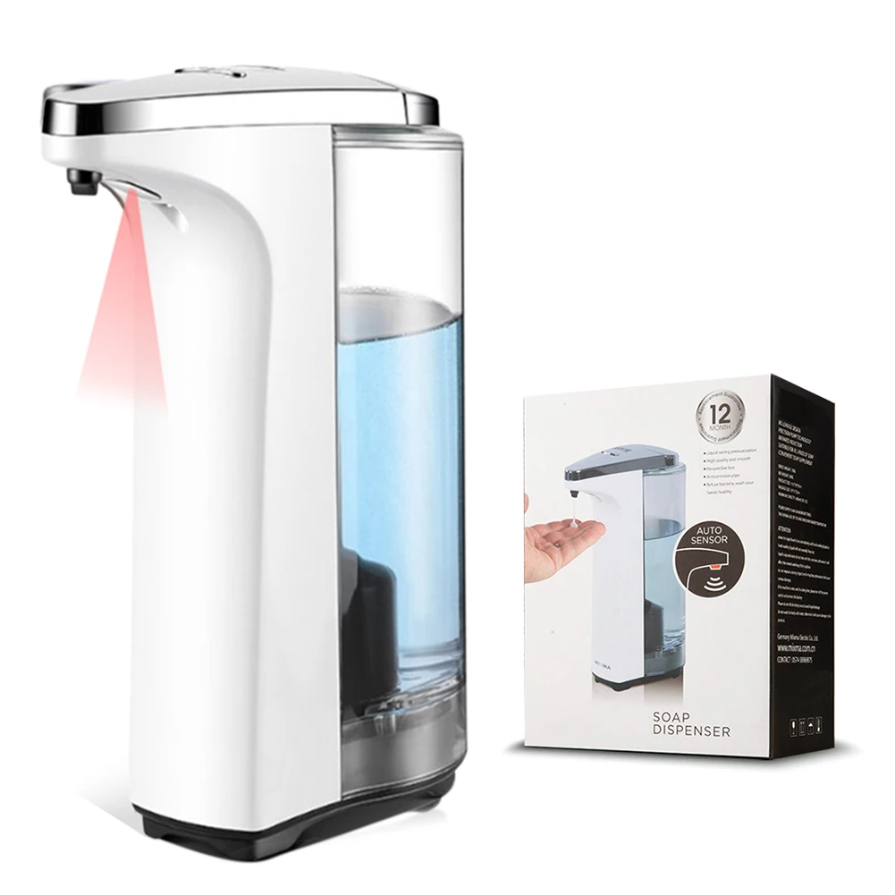 400 мл автоматический дозатор мыла дезинфицирующее средство для рук светодиодный дисплей Регулируемый жидкий мыло дозирование новейшая