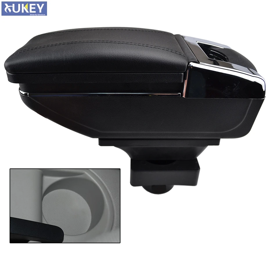 

Center Centre Console Storage Box For Citroen C4 Hatchback 2004-2010 Armrest Arm Rest Rotatable 2005 2006 2007 2008 2009