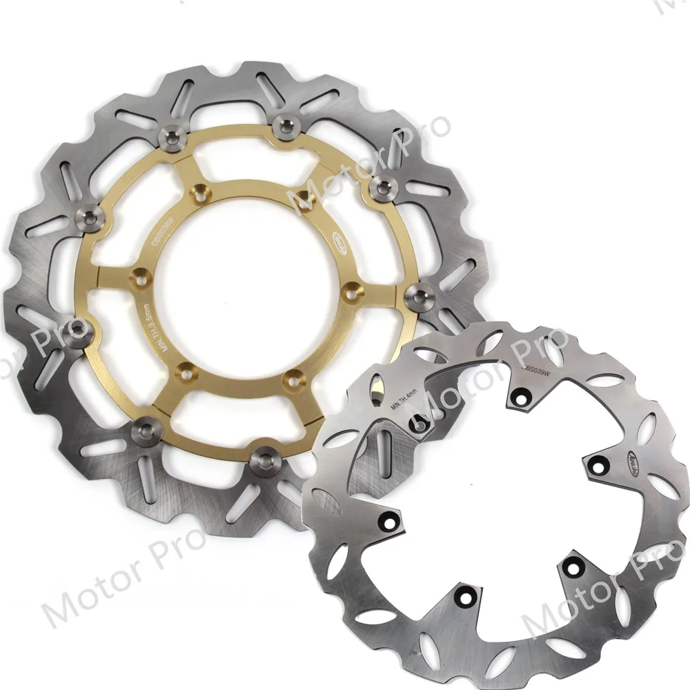 For Suzuki DRZ 400 SM 2005 2009 Front Rear Brake Disc Disk Rotor Kits Motorcycle DRZ400SM DRZ400