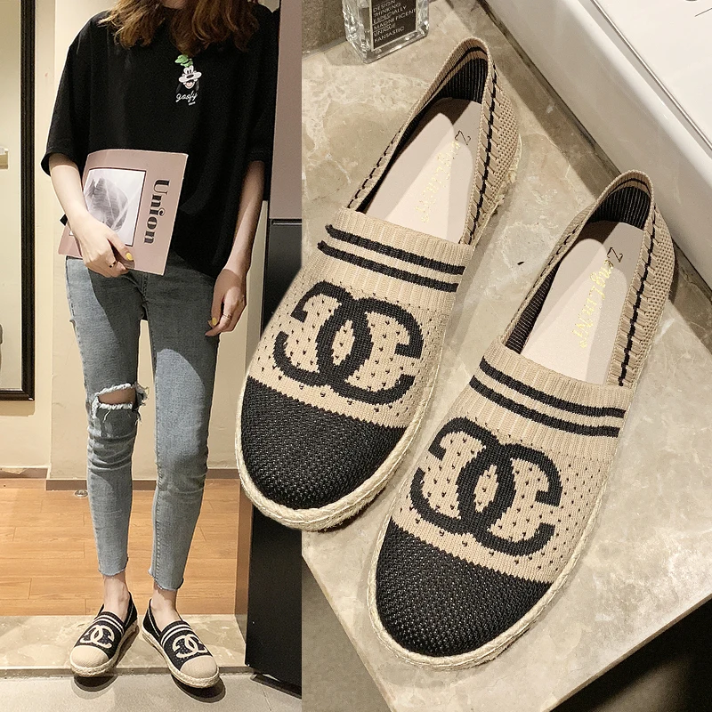 

2019 flock new fashion designer women falt Comfortable Ladies Casual loafers Sleeve Non Slip Damping shoes mixed colors