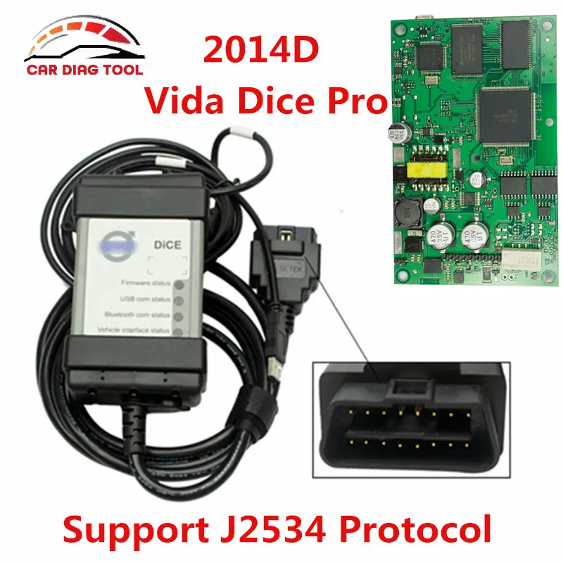 Prix pour Date pour Volvo Vida Dés 2014D Vida Dice Pro + Plein puce OBD OBD2 Pour Volvo Outil De Diagnostic Prend En Charge J2534 Protocole WIN7 Prix pour Date pour Volvo Vida Dés 2014D Vida Dice Pro + Plein puce OBD OBD2 Pour Volvo Outil De Diagnostic Prend En Charge J2534 Protocole WIN7