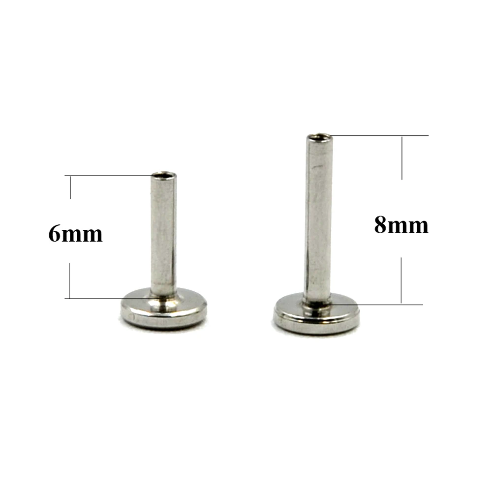 BOG-1PC 316L Surgical Steel Heart Ball Moon Labrets Stud Ring Ear Tragus Cartilage Ball Lip Ring Earrings Body Piercing Jewelry - Image 4