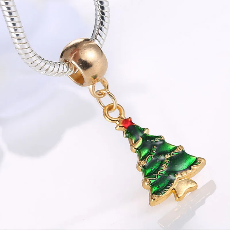 

jingyang Set Christmas Hanging Ornaments Set Diy Jewelry Pendants Xmas Christmas Tree Decoration Hanger Festival Holiday Decor