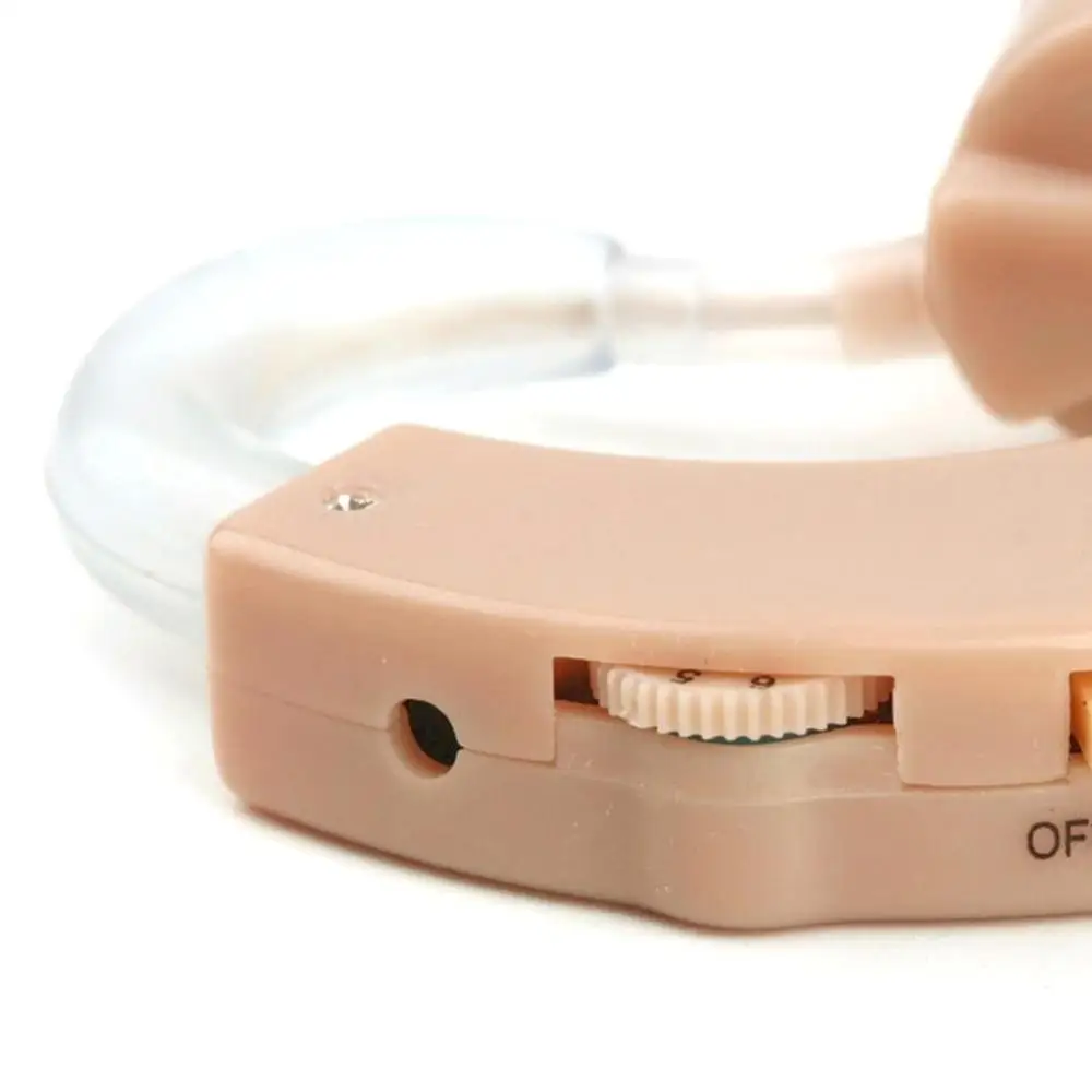 Hearing Aid Sound Voice Amplifier Ear Hearing Adjustable Behind Ear Sound Enhancer Ear Care For the Elderly Deaf Care Tools