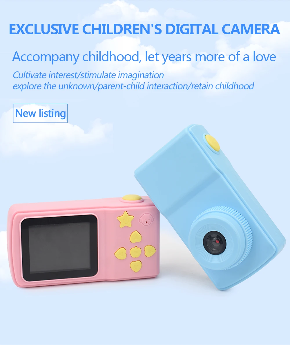 YLW NEW Mini Cheap Kids Toys Digital Video Game Camera