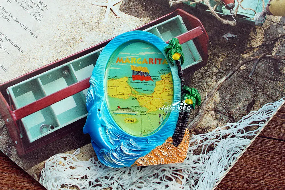 

Isla de Margarita, Venezuela, Tourist Travel Souvenir 3D Resin Fridge Magnet