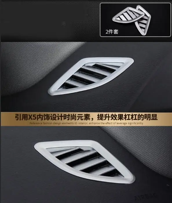 

For BMW X1 refitted instrument console left and right outlet decoration frame interior decoration 16-2019 X1 special