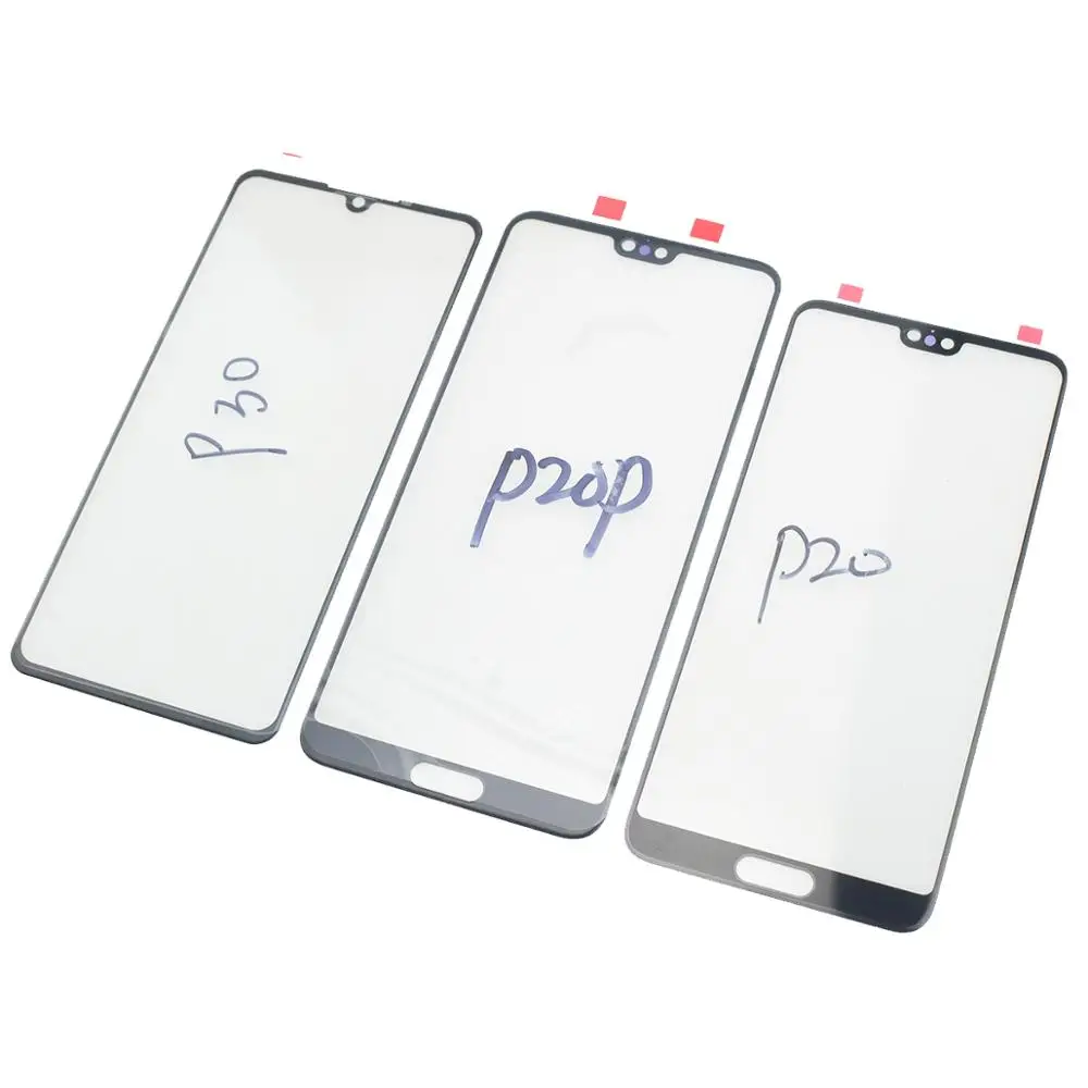 

10PCS Front Screen Glass Replacement for Huawei P20 P30 lite Mate 20 20X lite Honor 10 V10 V20 LCD Touch Panel Outer Lens