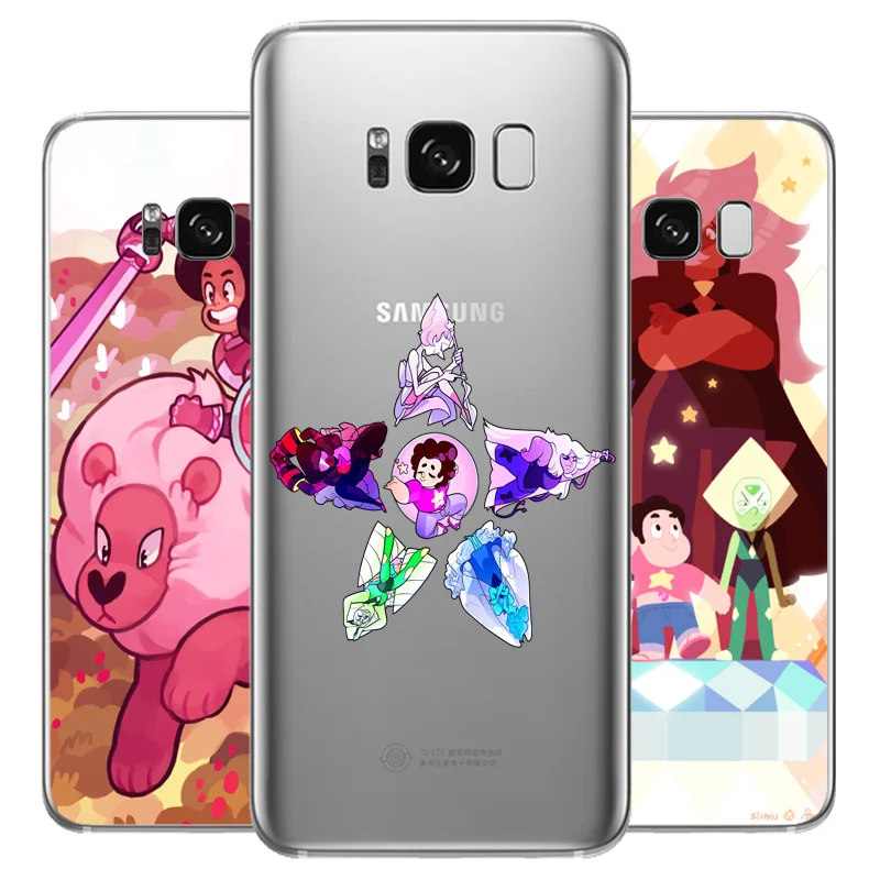 N416 Steven Universe Мягкий силиконовый чехол из ТПУ для Samsung Galaxy S5 S6 S7 S8 S9 S10 5G S10E Lite Edge Plus |