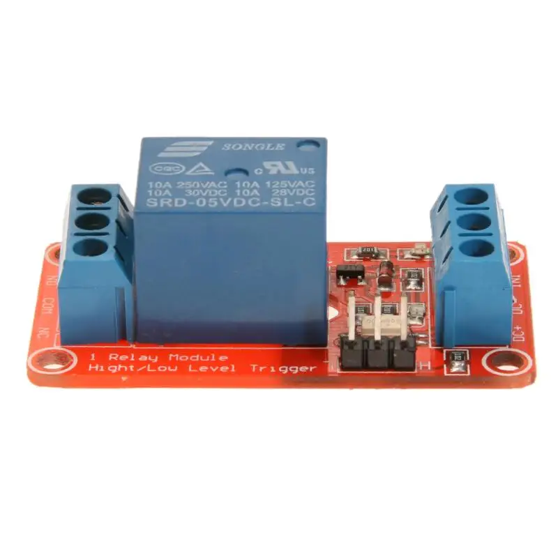 DC 5V One Way Relais Opto-Isolator High Low Level Trigger PLC Board Modul m