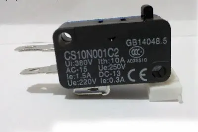 

2pcs Micro Limit Switch 10A 250VAC CS10N001C2 V15