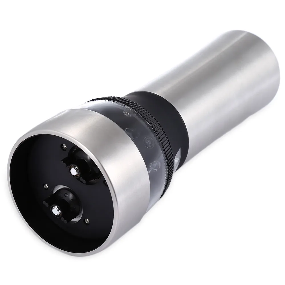 Top Quality 2 in 1 Electric Stainless Steel Pepper Salt Mill Grinder Kitchen Tool Pepper Herb Mill Grinder Kitchen Cooking Tools11