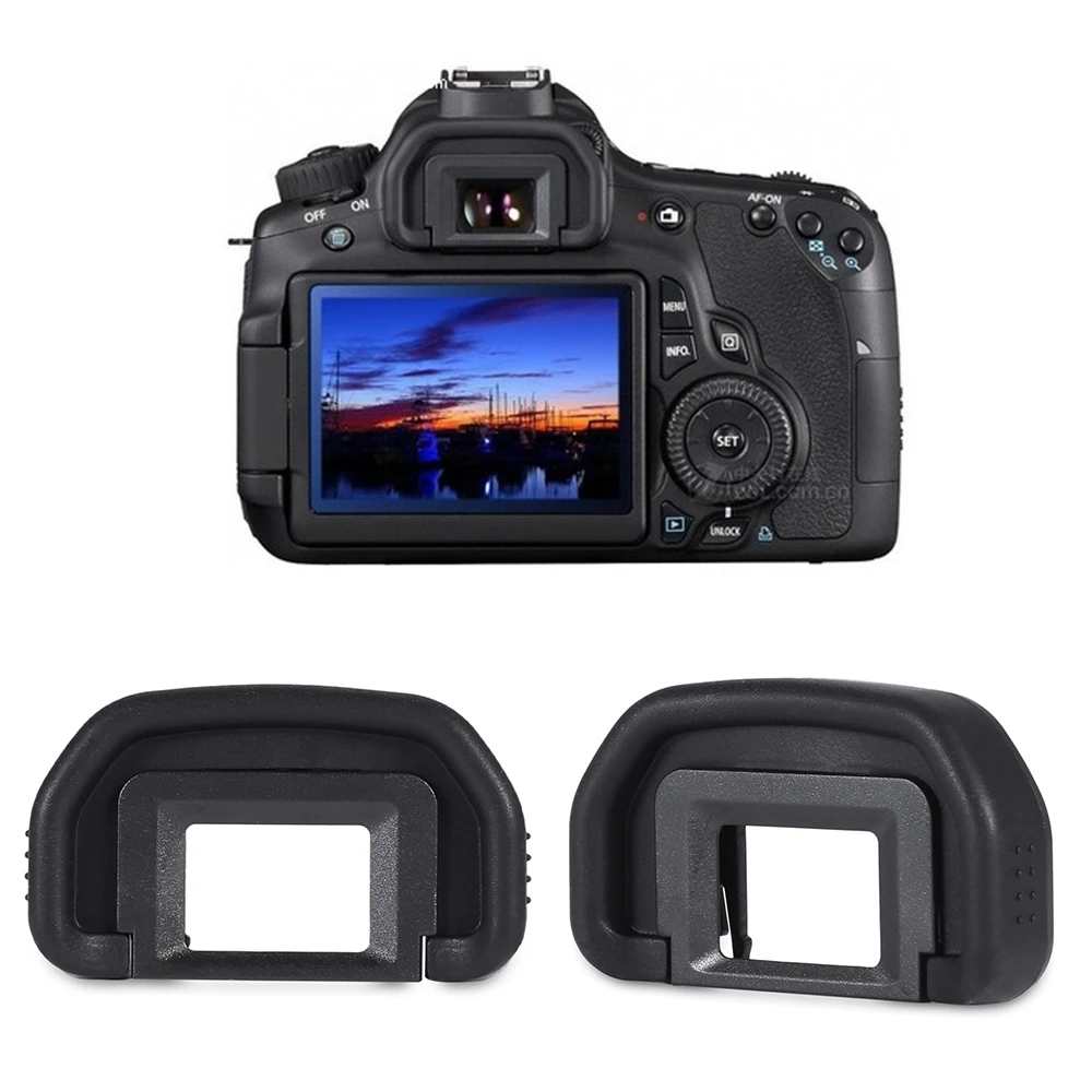 Black Viewfinder Rubber Eye Cup Replacement Eyepiece Eyecup Camera Eyes