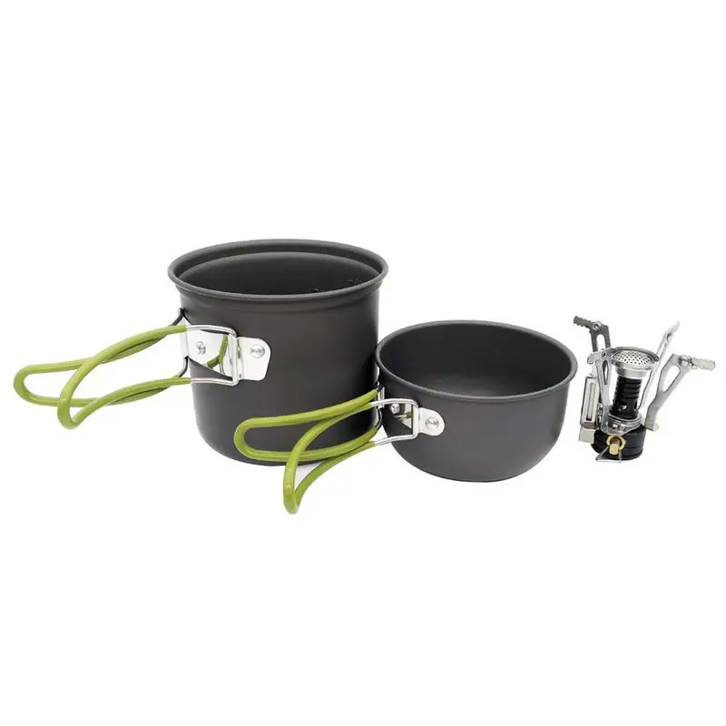 Cooking Cookware Camping Pots Set Outdoor Camping Foldable Heat