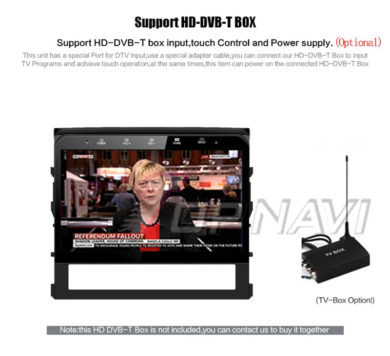 car android 1 din For Toyota Land Cruiser 2016