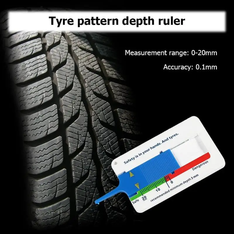 0-20 мм автомобильная шина протектора Depthometer индикатор глубины калибровочный датчик мотоцикл прицеп колесо фургона измерительные инструменты Инструменты для ремонта шин