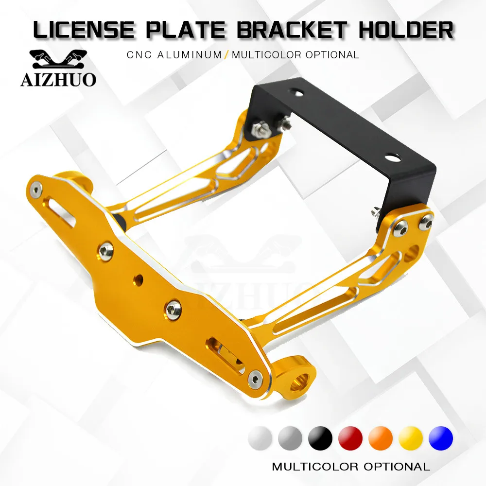 Motorcycle License Plate Bracket Holder License Plate Bracket for suzuki hayabusa gsx1300r gsx600 gsxr750 csr1000 DL650 V-STROM
