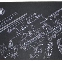 Векторная оптика 36x12 дюймов 7,62 AK 47 AK-47 скамья для чистки пистолета резиновый коврик аксессуар все Список печатных