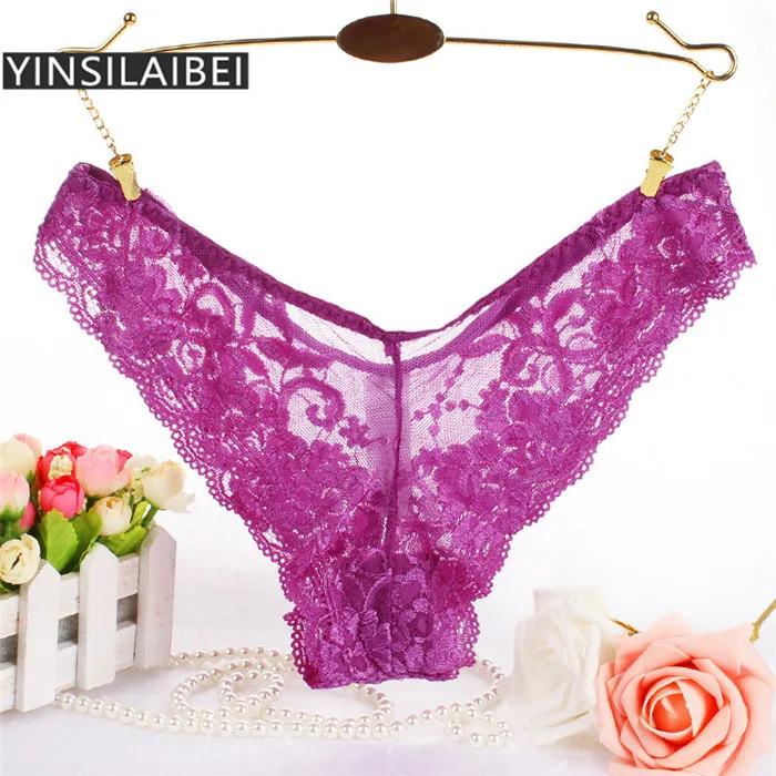 best high waisted underwear M-4XL Plus Size Ladies Sexy Seamless Lace Panties g String Ropa Interior Mujer Underwear Women Sexy Thong Lace Briefs NK414#10 black panties Panties