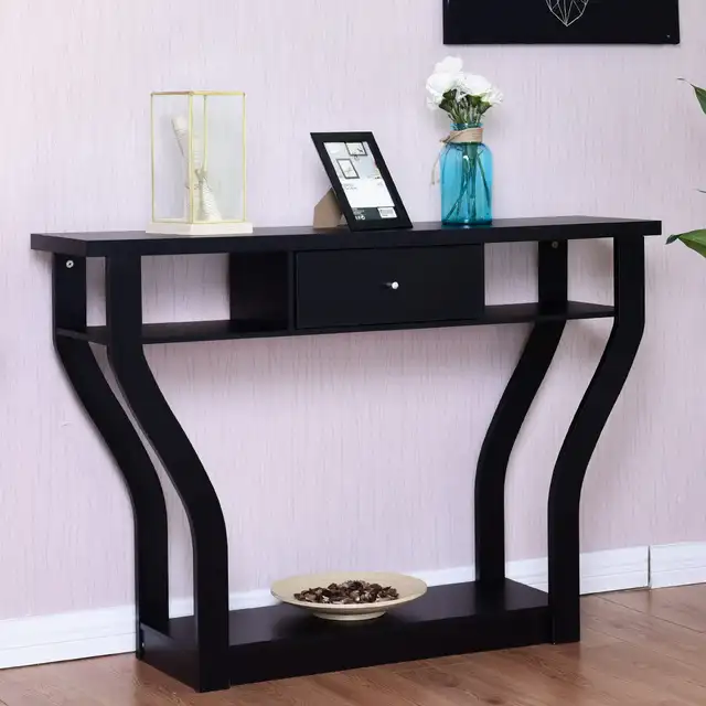 Online Giantex Accent Console Table Modern Sofa Entryway Placeholder Giantex Accent Console Table Modern Sofa Entryway Hallway Wood Display Desk With Drawer Living Room Furniture