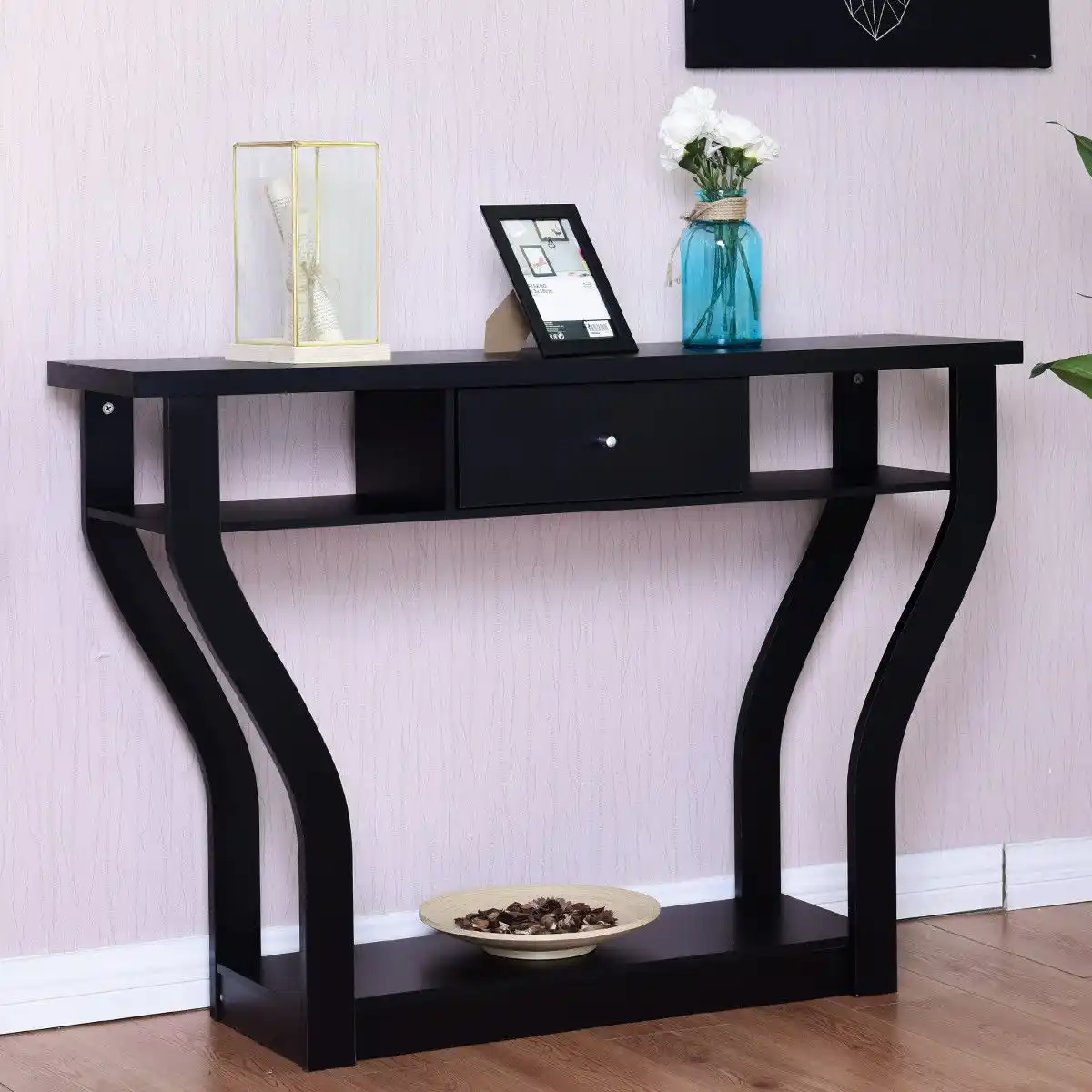 Giantex Accent Console Table Modern Sofa Entryway Hallway Wood Display Desk With Drawer Living Room Furniture Hw60291 Console Table Console Table Modernmodern Console Table Aliexpress