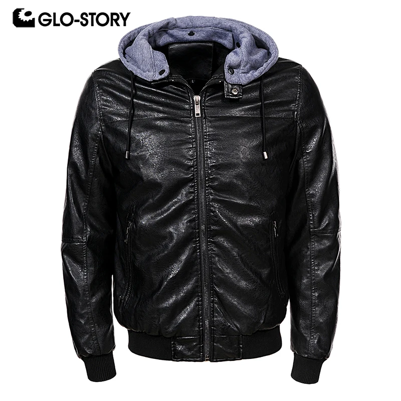 GLO STORY 2018 зимние мужские шерстяные куртки с подкладкой из толстой искусственной