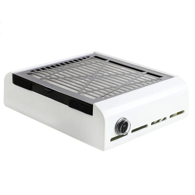 

40W Nail Art Dust Suction Collector Acrylic Uv Gel Dryer Machine Vacuum Cleaner Nail Manicure Dust Collectors Tool With Eu Plu