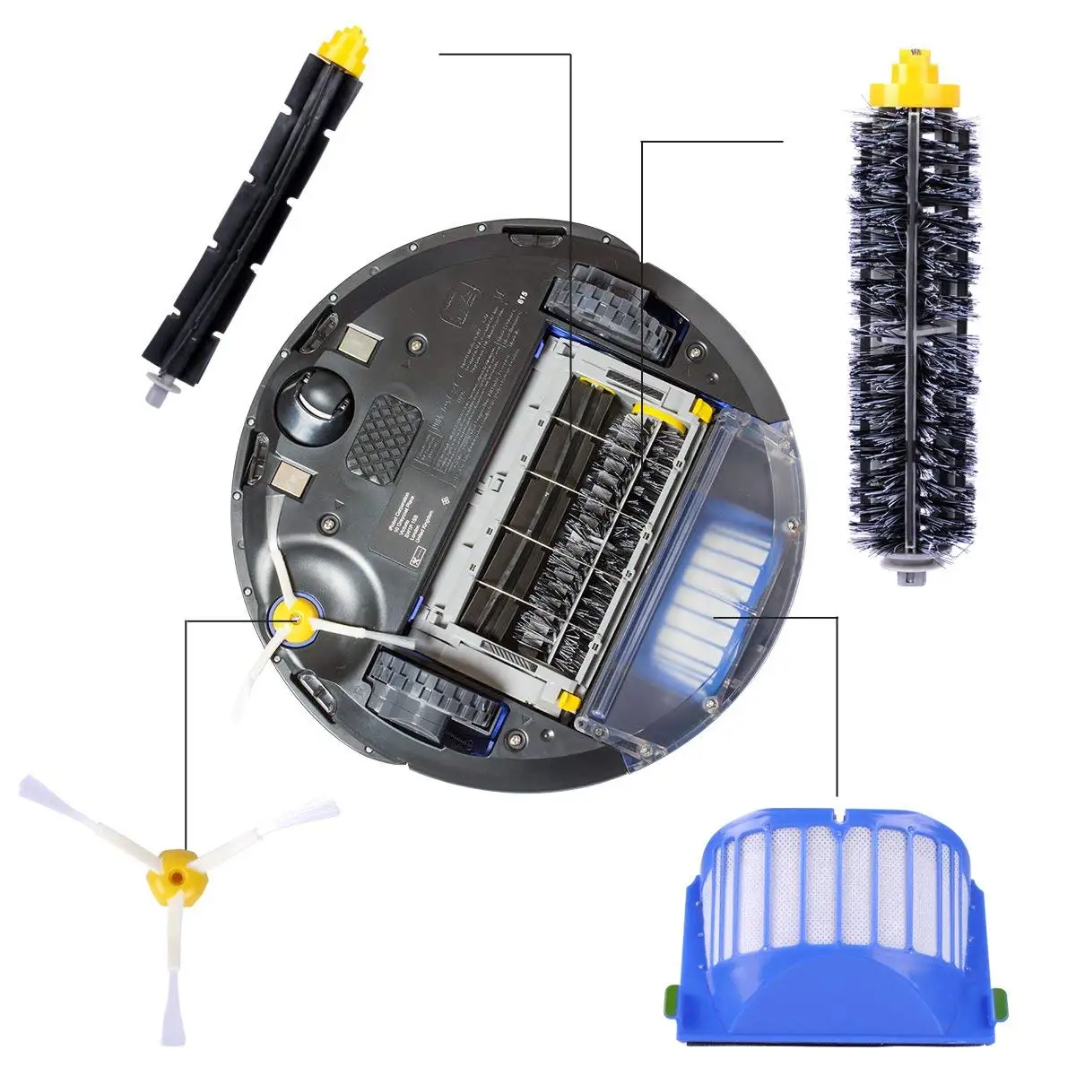 MMFC-Запасные части для iRobot Roomba 600 серии 595 614 620 650 652 671 675 680 690 робот пылесосы автомобиля