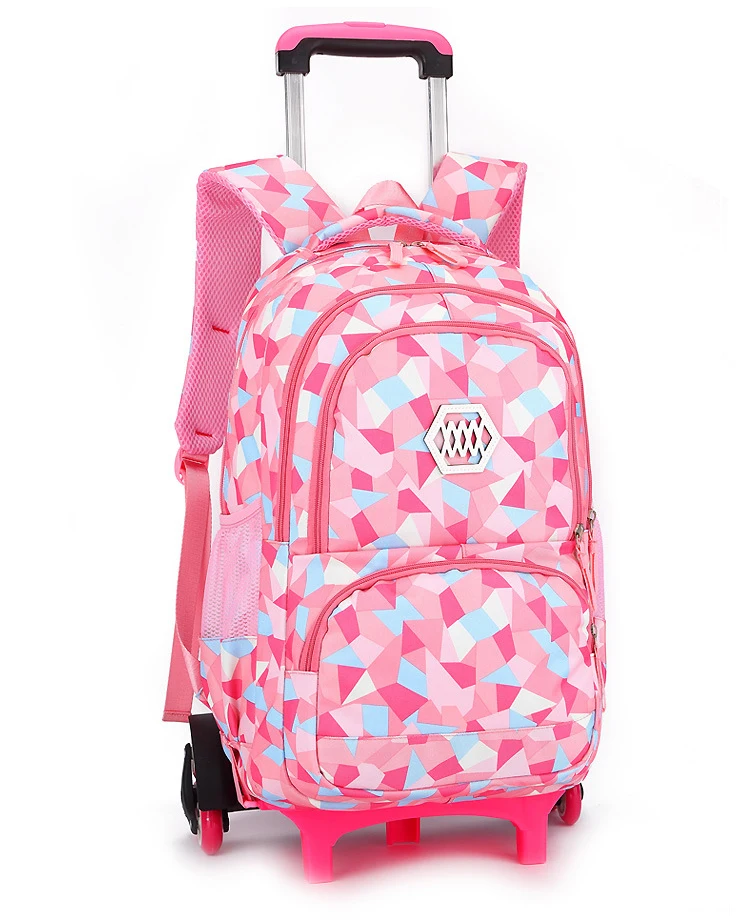 ZIRANYU съемные детские школьные сумки с 2/3 колесами для девочек, рюкзак на колесиках, Детская сумка на колесиках, рюкзак для путешествий