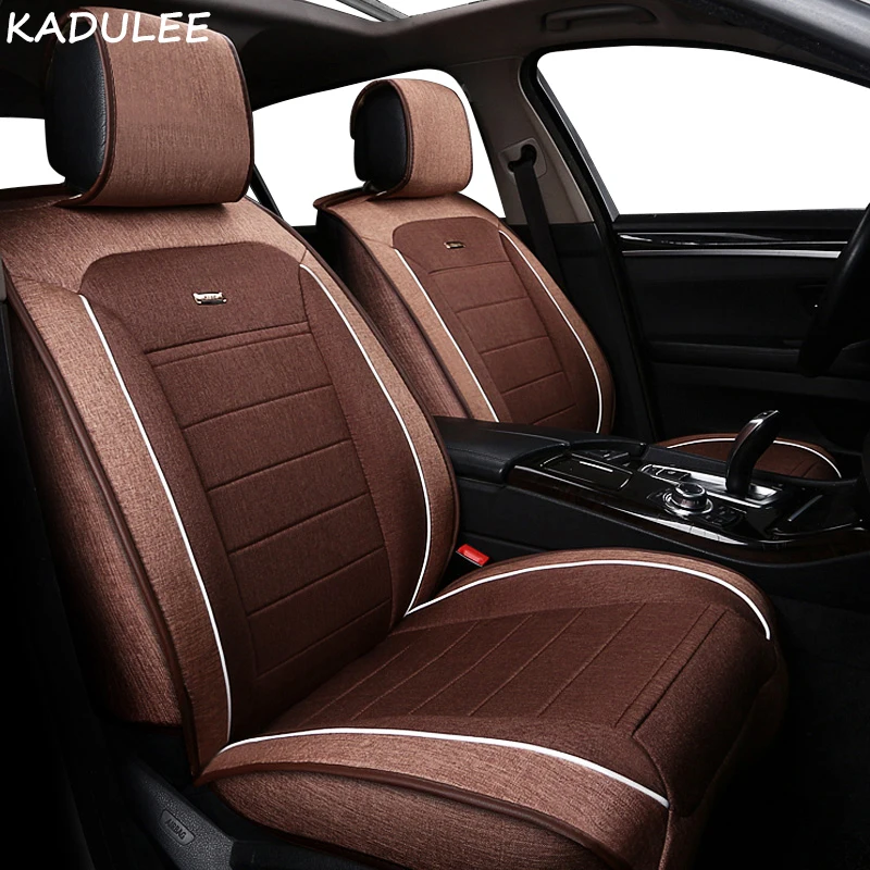 KADULEE льняные чехлы для сидений автомобиля bmw e46 e36 e39 аксессуары e90 x5 e53 f11 e60 f30 x3 e83