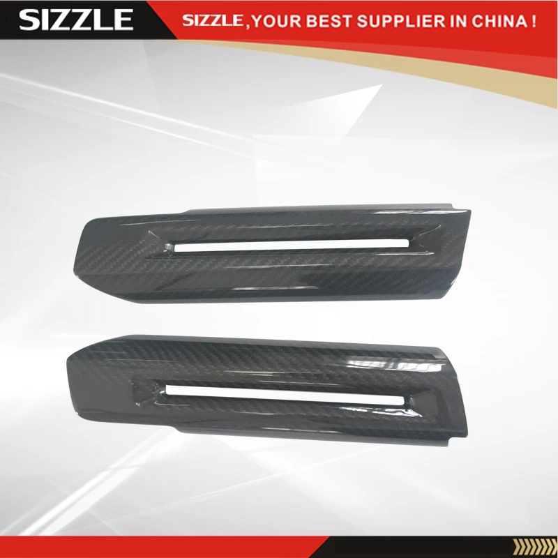 Carbon Fiber Interior Door Handle Cover Trim For Ford Mustang Left Hand