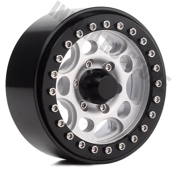 

4Pcs Metal RC Crawler 1.9 Inch Beadlock Wheel Rim 1/10 RC Car for Axial SCX10 SCX10 II 90046 AXI03007 MST D90