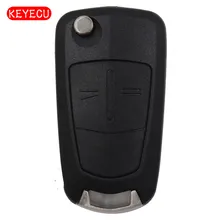 Keyecu дистанционный ключ 2/3 кнопки 433 МГц PCF7946 для Vauxhall Opel Corsa D 2007 2008 2009 2010 2011 2012 ключа автомобиля