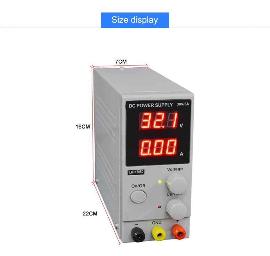 LW K305D DC блок питания регулируемый Регулируемый блок питания В 30 в 5A обслуживание зарядка лабораторный блок питания регулятор напряжения