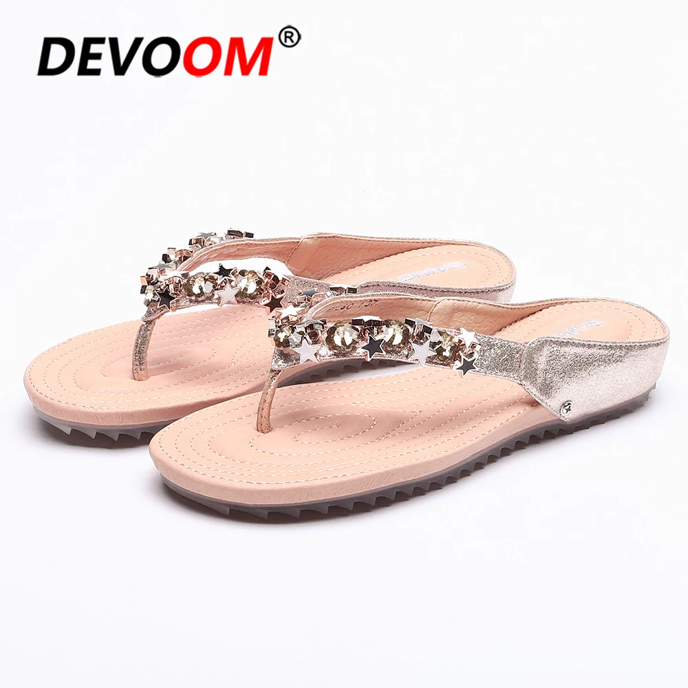 ladies flat flip flops