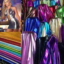 150 см* 50 см бронзовая лайкра Специальное свадебное украшение ткань Сделай Сам костюм для сцены, косплея танцевальная сцена блестящая лайкра эластичная ткань