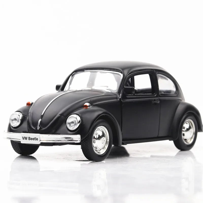 1/36 маленькие DieCasts классические черные Bettle 12 см игрушечные машинки из сплава #