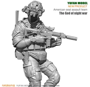 

Yufan Model Originally 90mm Figure Created Platform The God Of Night Warfare For Us Special Commando Resin Soldiers YFWW-1808