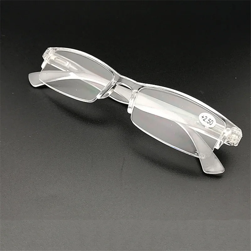 Iboode, ультралегкие очки для чтения, прозрачные, для мужчин и женщин, дальнозоркие, оптические очки, для родителей, очки для чтения, Gafas De Sol - Цвет оправы: Прозрачный