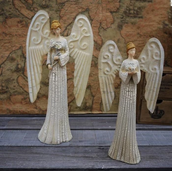 

30*15cm resin Roman Catholic Angel female mannequin body Christian Gift Ornaments Fun home decoration Process 1pc A396