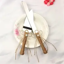 Новые персонализированные свадьба смолы торт нож Сервировочный набор пользовательские ckae нож лопатой подарок на день рождения вечерние украшения