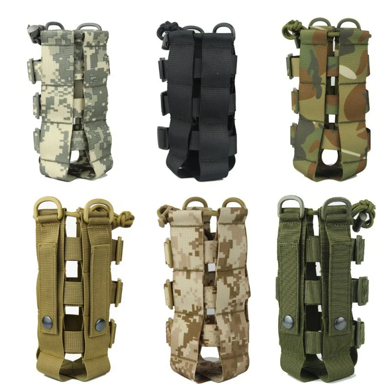 Molle сумка для бутылки воды, тактическая сумка для бутылки воды, военная система, сумка для чайника, походов, путешествий, наборы для выживания, держатель