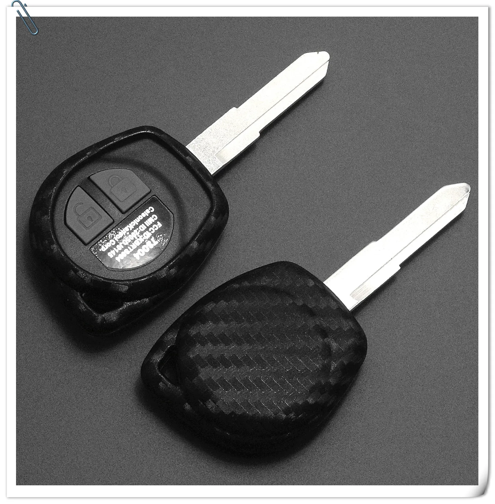 Keyforkess custodia in Silicone a 2 pulsanti con telecomando per Suzuki SX4 Swift Vitara fibra Car Styling Fob proteggi la copertura 7 Keyforkess custodia in Silicone a 2 pulsanti con telecomando per Suzuki SX4 Swift Vitara fibra Car Styling Fob proteggi la copertura - HTB1rEcFaELrK1Rjy1zbq6AenFXak