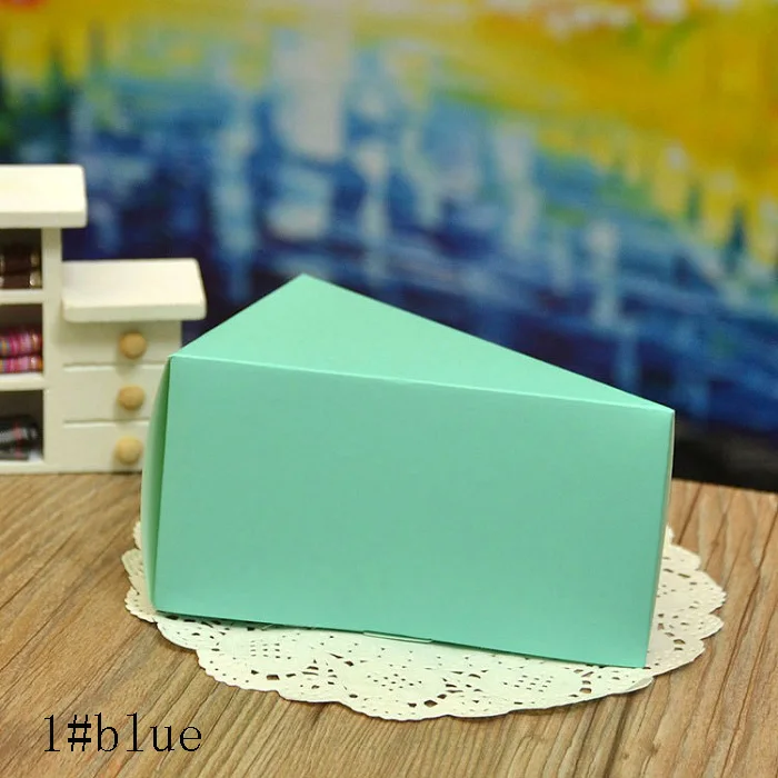 Коробка для конфет, бумажная коробка для шоколада, Подарочная коробка, форма для торта, для дня рождения, свадебной вечеринки, украшение, сделай сам, подарок для детского душа - Цвет: 1 blue