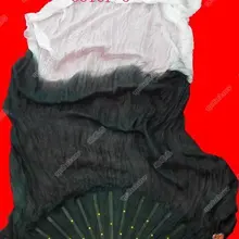 10 шт./партия, настоящий Шелковый веер, вуаль для танца живота/китайская шелковая вуаль/двухцветный Шелковый веер FV#555