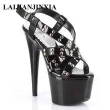 Сексуальная танцевальная обувь laijianjinxia/Женская обувь на каблуке 7 см; женские туфли на высоком каблуке 17 см с кристаллами; обувь для ночного клуба; обувь для танцев